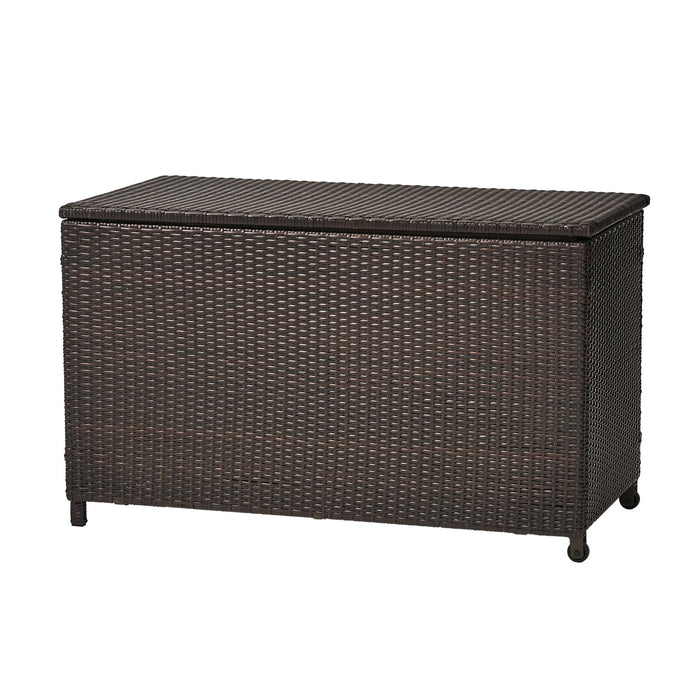 Blake - Wicker Cushion Box - Brown Multi