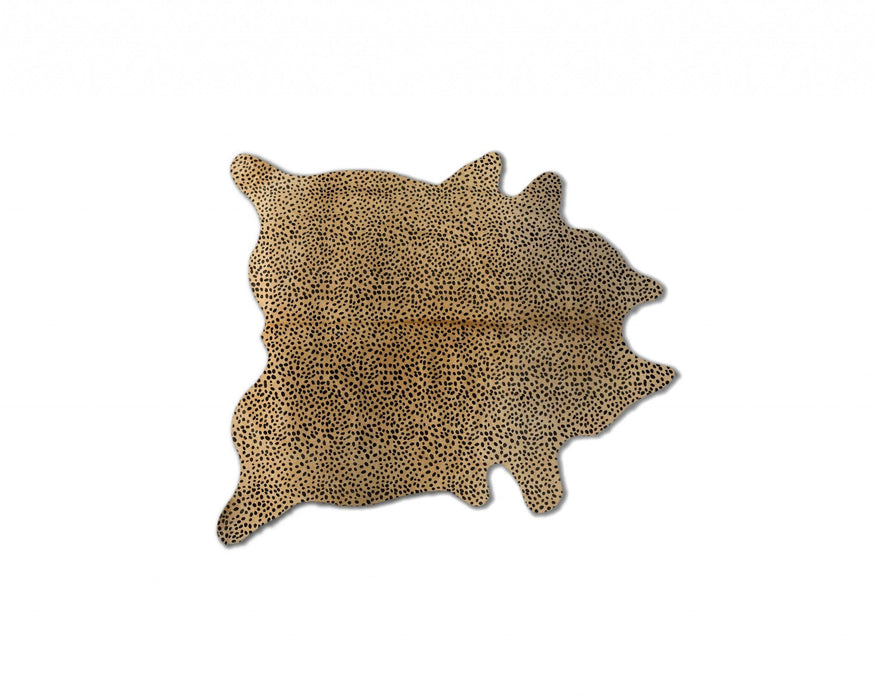 60" x 84" Cowhide Area Rug - Cheetah
