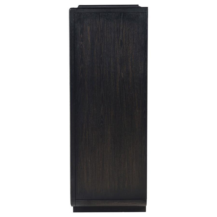 Leandro - 5-Drawer Bedroom Chest Of Drawers - Burnished Black