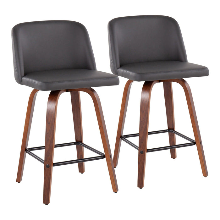 Tintori - Counter Stool With Square Footrest Set