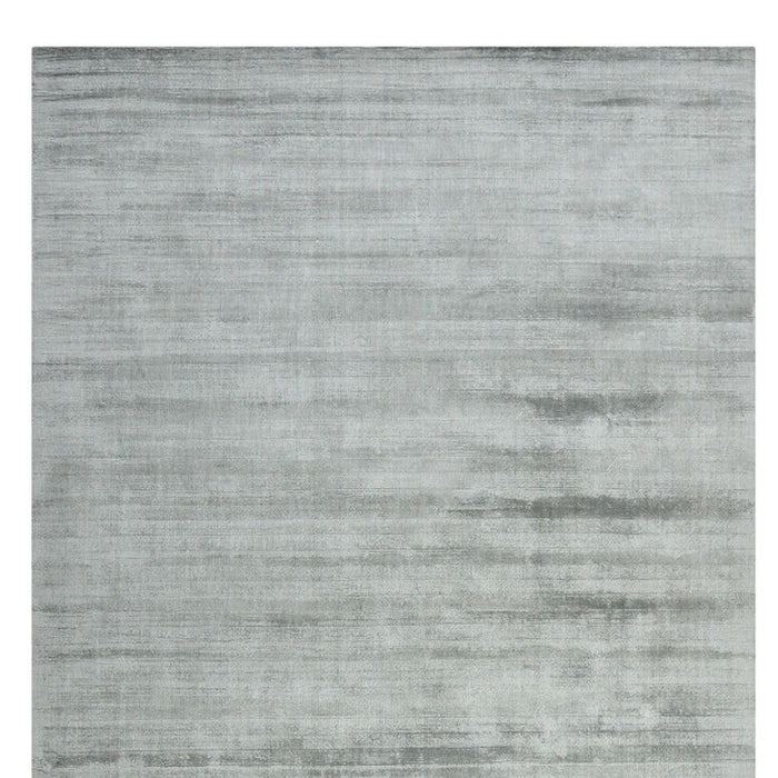 8' X 10' Striped Hand Woven Area Rug (570209) - Silver
