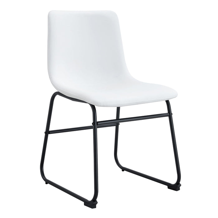 Set of Giga stylish chairs featuring sleek design, ideal for modern minimalist and industrial interior environments.
