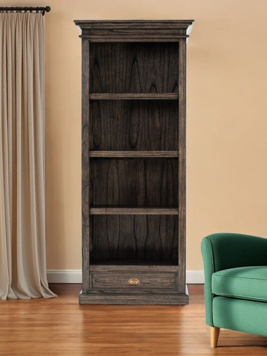 Four Tier Bookcase - Brown / Black