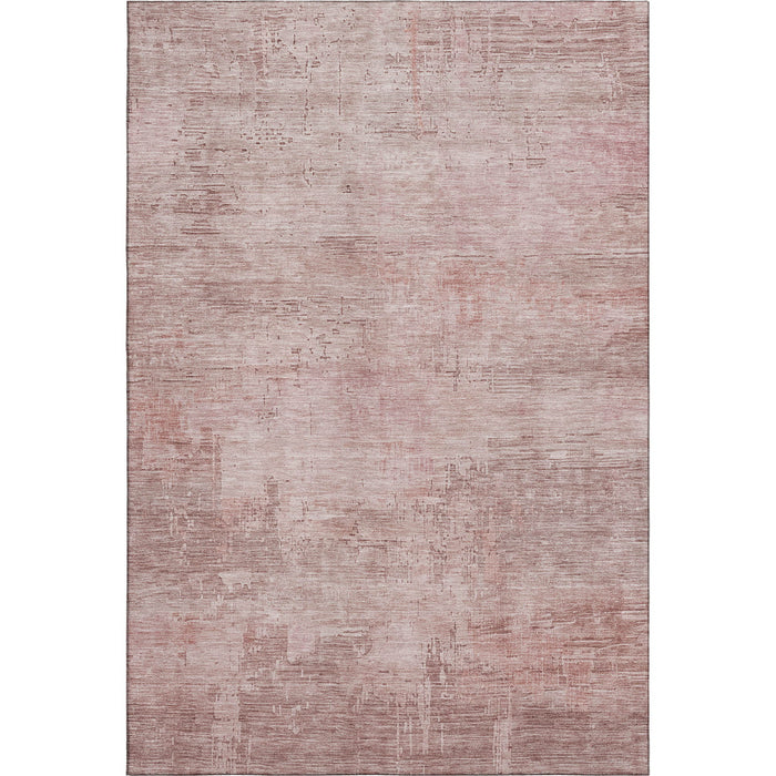 10' X 14' Abstract Washable Area Rug With UV Protection (696062) - Blush / Mauve