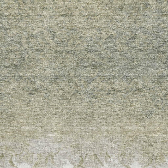 10' X 14' Damask Washable Area Rug With UV Protection (709426) - Beige / Ivory / Taupe