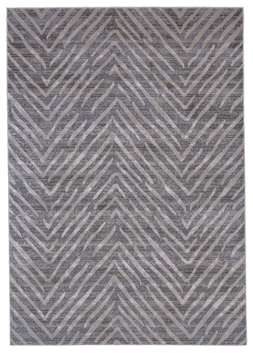 12' x 15' Abstract Area Rug - Dark Gray