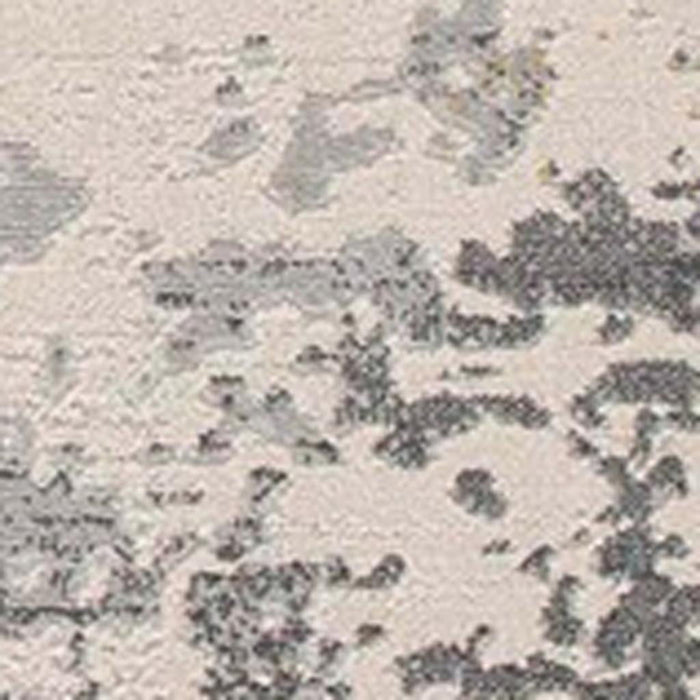 16' Abstract Runner Rug (610288) - Gold / Gray