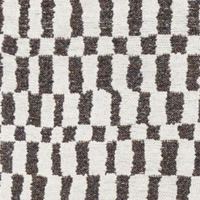 8' Geometric Berber Washable Round Rug With UV Protection (610098) - Gray / Beige