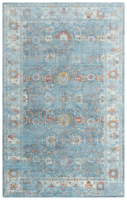 10' X 13' New Zealand Lambs Wool Oriental Hand Carved Handmade Area Rug (747864) - Ivory / Blue / Yellow