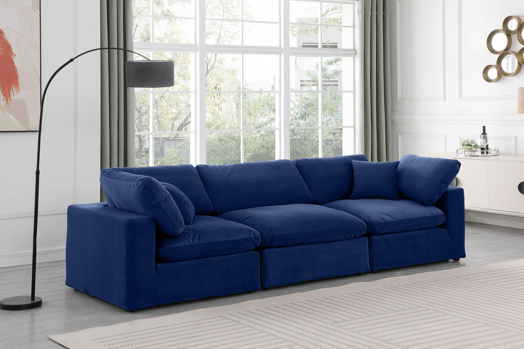 Comfy - Velvet Modular Sofa 3 Seats
