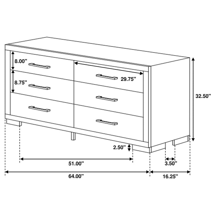 Jessica 4-piece Queen LED bedroom furniture set by CoasterEssence in cappuccino finish, includes bed, nightstands, and dresser.