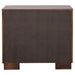 Jessica 5-piece Queen LED bedroom set by CoasterEssence in cappuccino with bed frame, nightstands, and LED lighting.