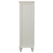 Cream white Sandy Beach 8-drawer door chest by CoasterEssence, showcasing its modern furniture design with multiple drawers.