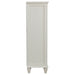 Cream white Sandy Beach 8-drawer door chest by CoasterEssence with a sturdy wooden frame and sleek modern design.