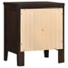 Carlton 5-piece queen bedroom furniture set in cappuccino finish, includes bed frame, nightstands, and dresser from CoasterEveryday