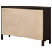CoasterEveryday Carlton 6-drawer Dresser in cappuccino finish, showcasing sleek wooden furniture with six spacious drawers.