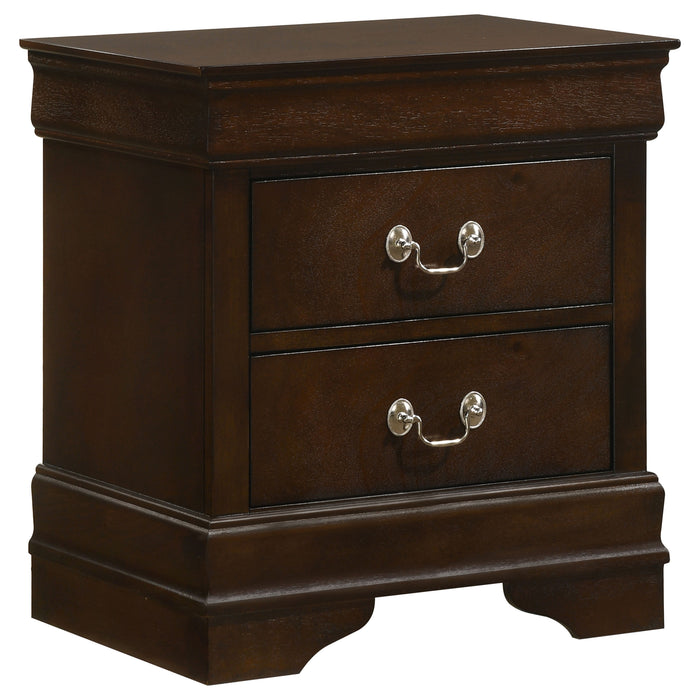 Louis Philippe 5-piece Eastern King Bedroom Set Cappuccino