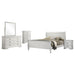 Louis Philippe 5-piece Eastern King bedroom set by CoasterEveryday, featuring white finish and matching furniture pieces.