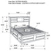 Black Briana 5-piece California King bedroom set by CoasterEssence featuring a modern bed frame, nightstands, and dresser in a sleek design.