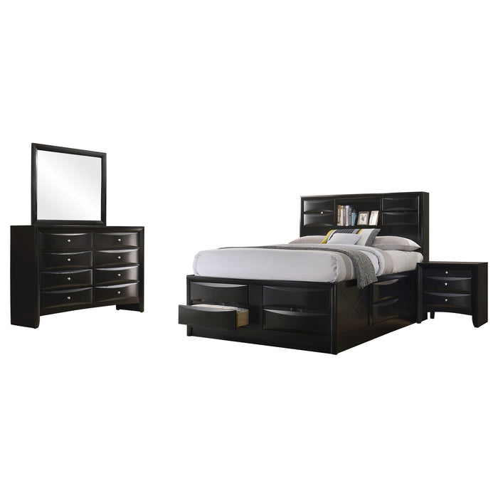 Briana 4-piece Queen Bedroom Set Black