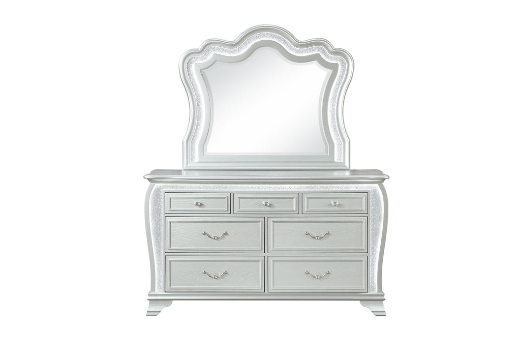Aria - Dresser With LED - Silver
