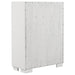 Jessica 5-piece Queen LED bedroom furniture set by CoasterEssence featuring a snow white finish with bed, nightstands, and dresser.