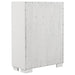 Jessica 6-piece Queen LED bedroom furniture set by CoasterEssence in snow white, includes bed frame, nightstands, and dresser.