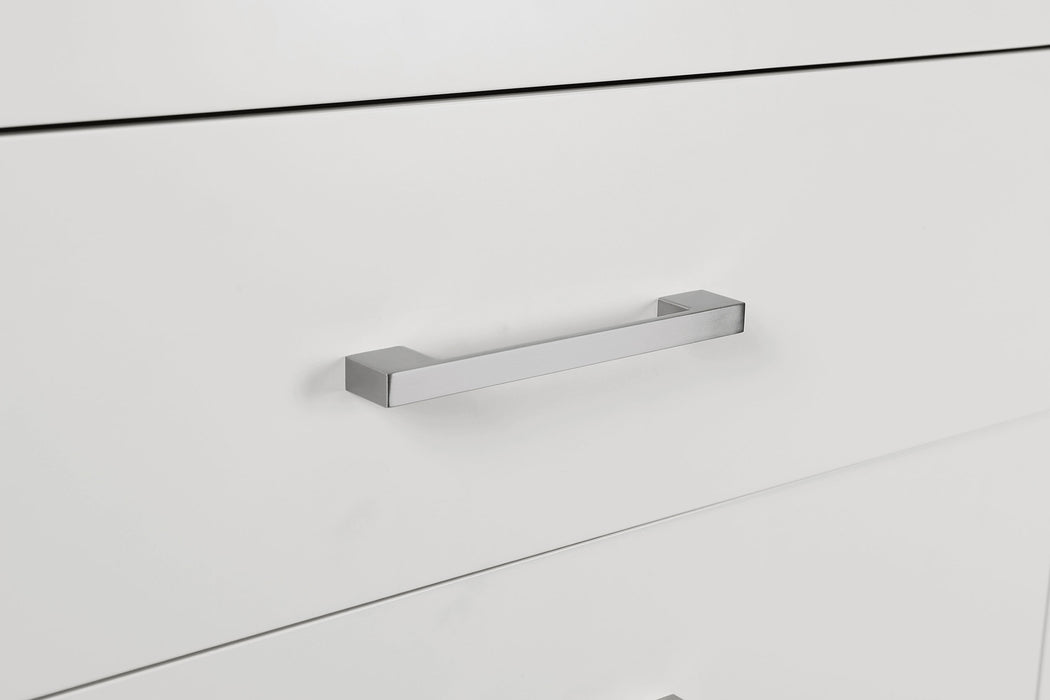 Jessica 2-drawer Nightstand Snow White