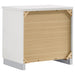 Felicity 5-piece twin bedroom set in white high gloss by CoasterEssence