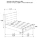 White Felicity 4-piece Queen platform bedroom set by CoasterEveryday including bed frame, nightstands, and dresser with sleek design.