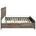 Kauffman Wood Eastern King Storage Panel Bed in washed taupe, coasters, wood finish, featuring built-in storage drawers and classic design