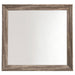 Kauffman Dresser Mirror in washed taupe, a rectangular furniture mirror with a sleek frame, designed for bedroom decor.