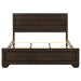 Dark cocoa wooden Eastern King Panel Bed by CoasterEveryday featuring a classic panel design and sturdy wooden construction.
