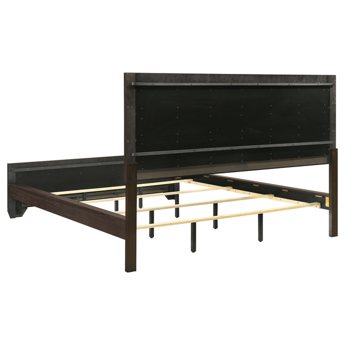 Kauffman 5-piece California King Bedroom Set Dark Cocoa