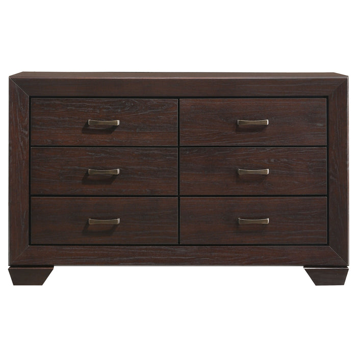Kauffman 4-piece Queen Bedroom Set Dark Cocoa