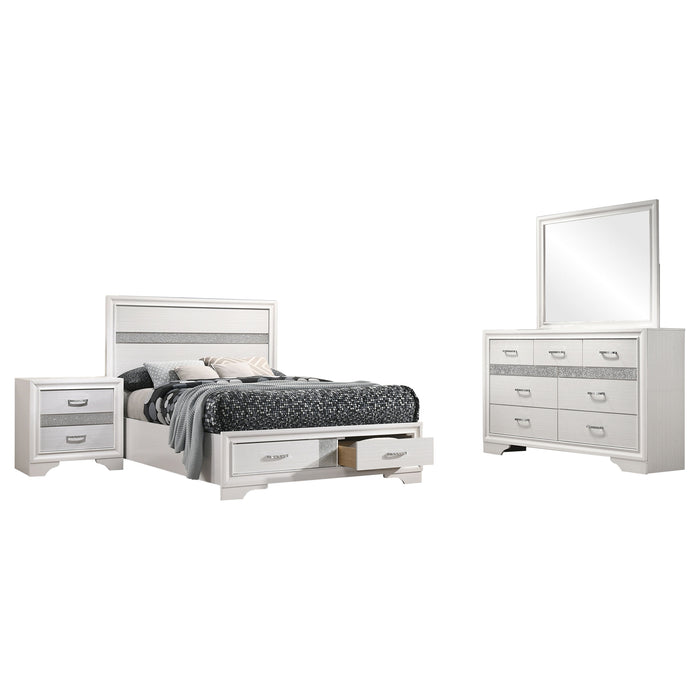 Miranda 4-piece Full Bedroom Set White