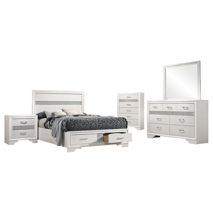 Miranda 5-piece Full Bedroom Set White