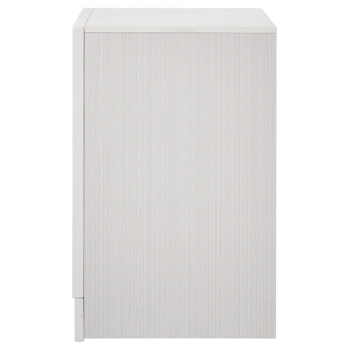 Miranda 3-drawer Nightstand Bedside Table White