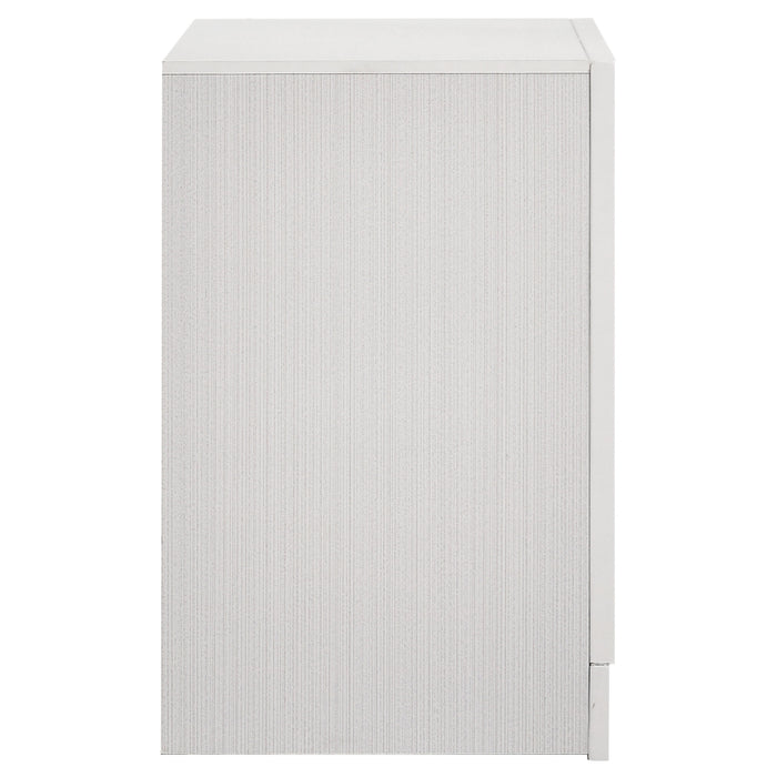 Miranda 3-drawer Nightstand Bedside Table White