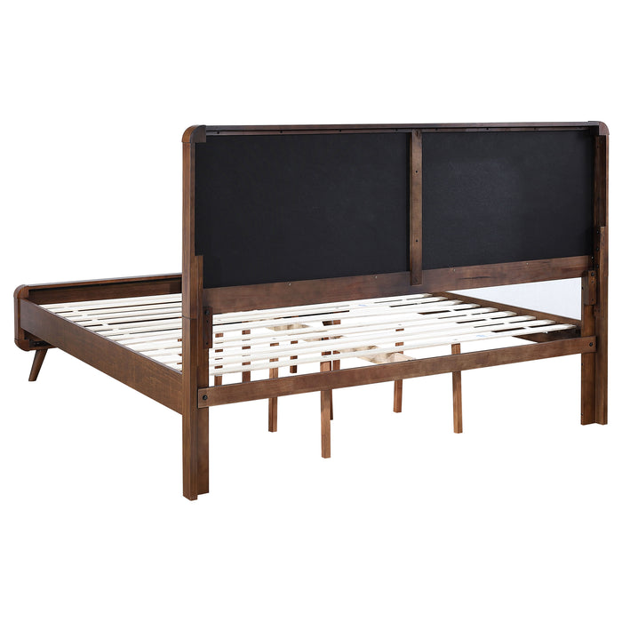Robyn 4-piece Eastern King Bedroom Set Dark Walnut
