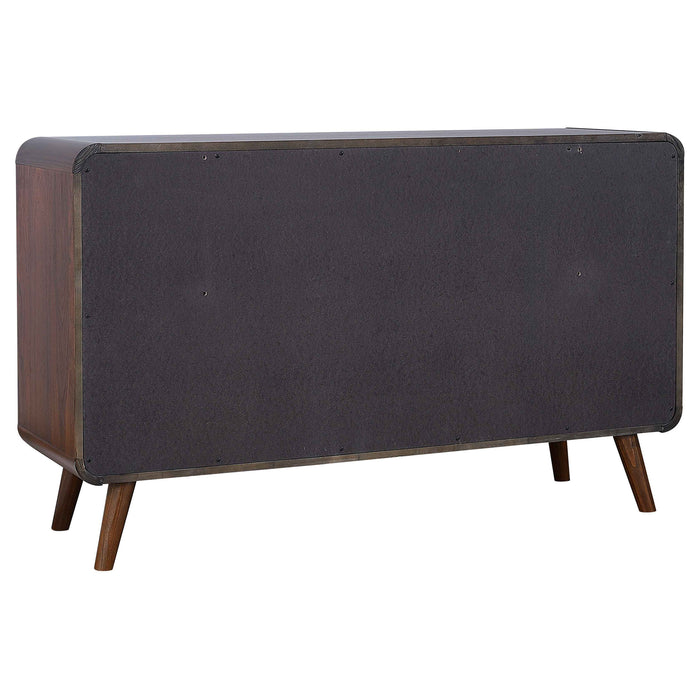 Robyn 5-piece Eastern King Bedroom Set Dark Walnut