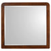 Robyn dresser mirror in dark walnut wood with a sleek rectangular frame, designed for CoasterEssence furniture.