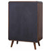 Robyn dark walnut 5-drawer bedroom chest of drawers by CoasterEssence with sleek wood finish and modern design.