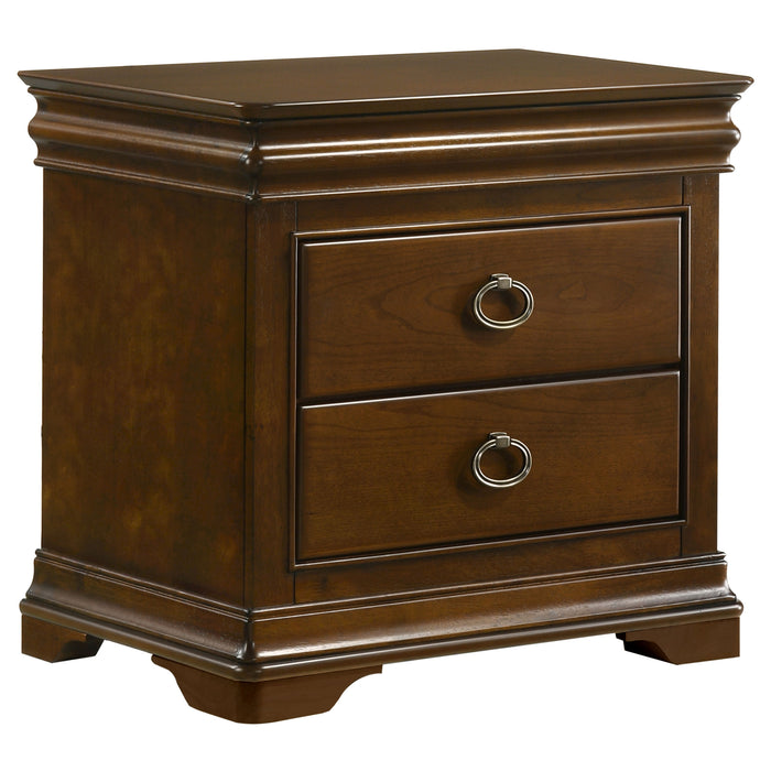 Garland 4-piece Eastern King Bedroom Set Brown Cherry