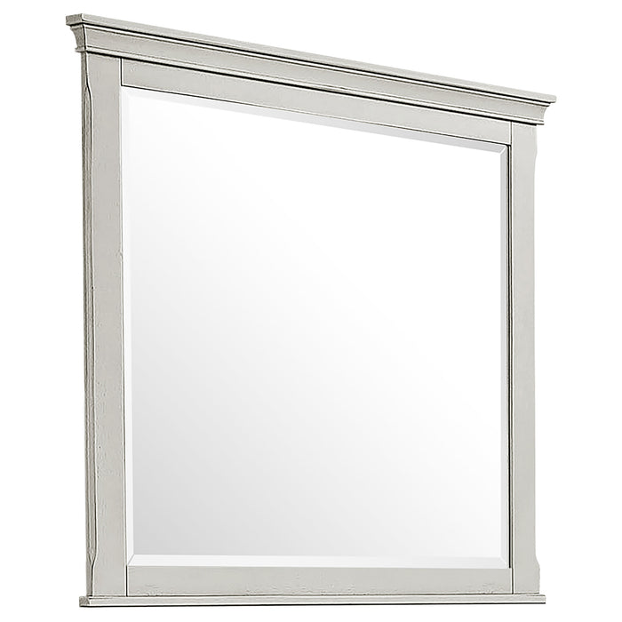 Franco 5-piece Eastern King Bedroom Set Distressed White