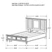 CoasterEssence Franco 4-piece queen bedroom set in distressed white with a bed frame, nightstands, and matching dresser.