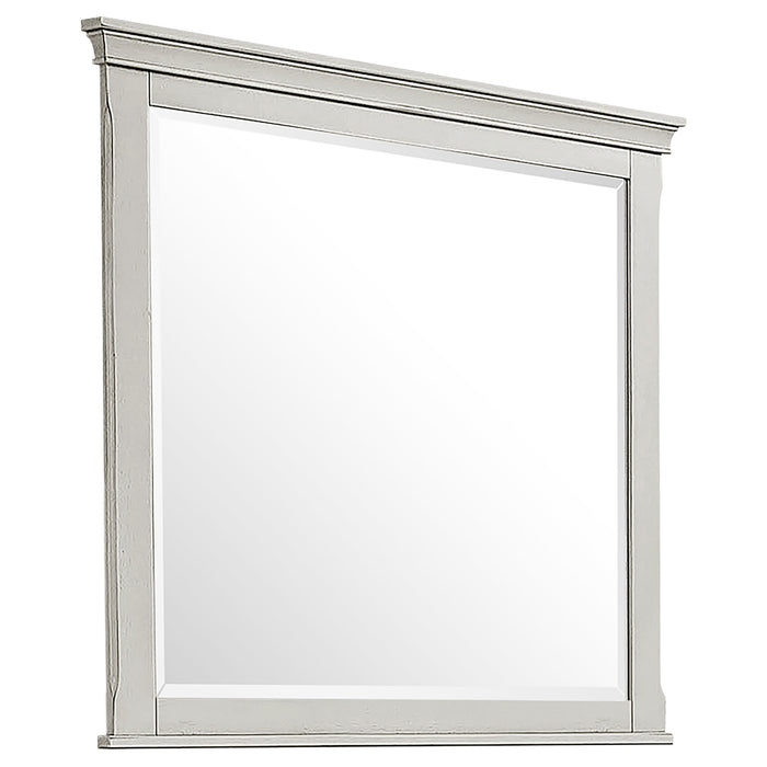 Franco 5-piece Eastern King Bedroom Set Distressed White