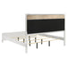 White Barzini Wood Eastern King Panel Bed by CoasterEveryday, showcasing the elegant wood design and classic panel headboard.