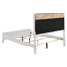 White Barzini 4-piece California King bedroom set by CoasterEveryday, includes bed frame, nightstands, and dresser with modern design