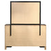 Black Miranda 9-drawer dresser with attached mirror from CoasterEveryday, featuring sleek modern furniture design.